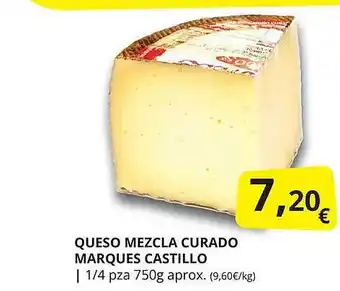 Supermercados MAS Queso mezcla curado marques castillo oferta