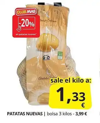 Supermercados MAS Patatas nuevas oferta