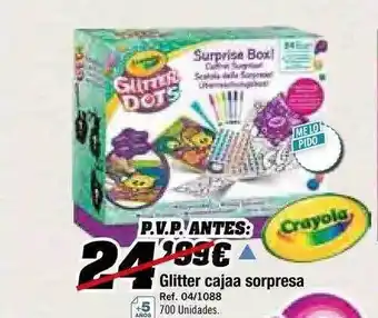 DRIM Glitter cajaa sorpresa crayola oferta