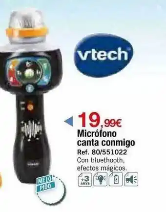 DRIM Micrófono canta conmigo vtech oferta