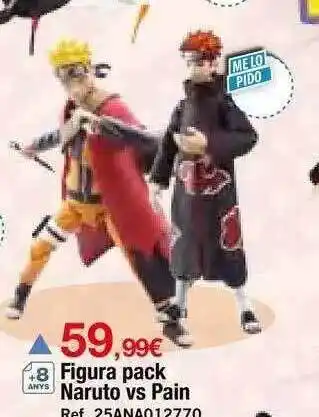 Figura pack naturo vs pain