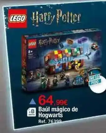 Baúl mágico de hogwarts