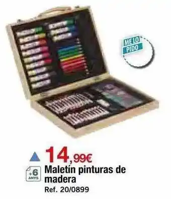 DRIM Maletín pinturas de madera oferta