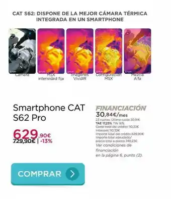 La tienda en casa Smartphone cat s62 pro oferta