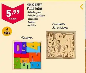 ALDI Mundo puzle tetris oferta