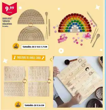 ALDI Mundo diver tableros educativos oferta