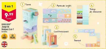 ALDI Mundo diver juego de bloques 5 en 1 oferta