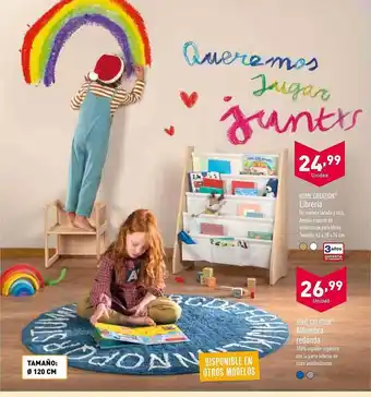 ALDI Home creation libreria alfombra redonda oferta