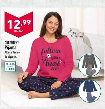 ALDI Queentex pijama oferta