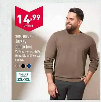 ALDI Straight up jersey punto fino oferta