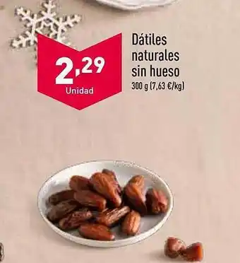 ALDI Dátiles naturales sin hueso oferta