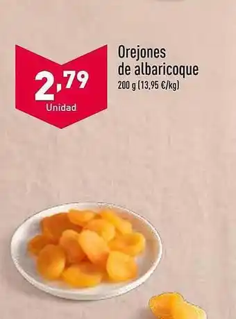 ALDI Orejones de albaricoque oferta
