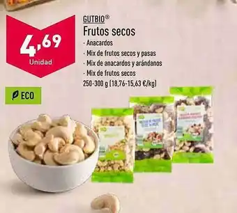 ALDI Gutbio frutos secos oferta