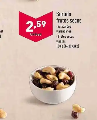 ALDI Surtido frutos secos oferta
