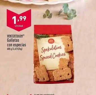 ALDI Wintertraum galletas con especias oferta