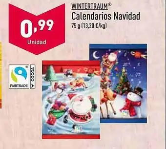 ALDI Wintertraum calendarios navidad oferta
