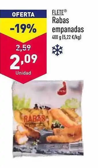 ALDI Flete rabas oferta