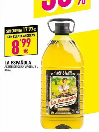BM Supermercados La española aceite de oliva virgen oferta