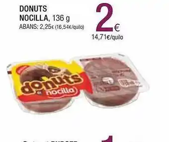 Condis Donuts nocilla oferta