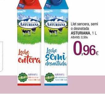 Condis Llet sencera semi o desnatada asturiana oferta
