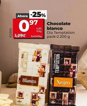 Dia Chocolate blanco oferta