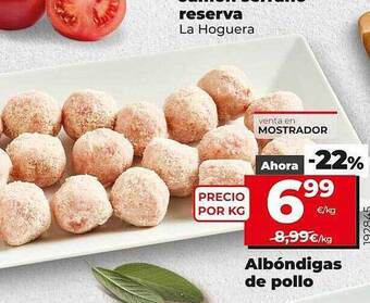 Dia Albóndigas de pollo oferta