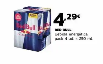Supermercados Lupa Red bull bebida energética pack 4 oferta