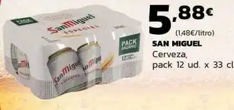 Supermercados Lupa San miguel cerveza pack 12 oferta