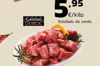 Supermercados Lupa Estofado de cerdo calidad duroc oferta