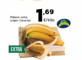 Supermercados Lupa Plátano extra origen canarias oferta