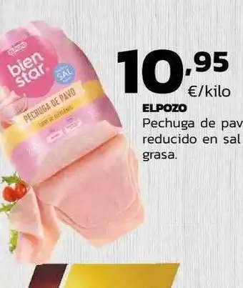 Supermercados Lupa Elpozo pechuga de pavo reducido en sal grasa oferta