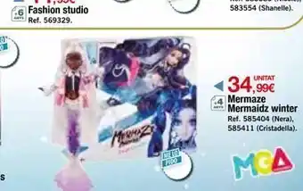 DRIM Merhazy cero pido 34,99€ mermaze mermaidz winter ref. 585404 (nera), 585411 (cristadella). mca oferta