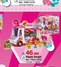 DRIM Sppw 46,99€ happy burger ref. 700017210 incluye 1 figura. chee melo pido oferta