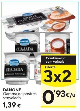 Caprabo Cuajada danone oferta