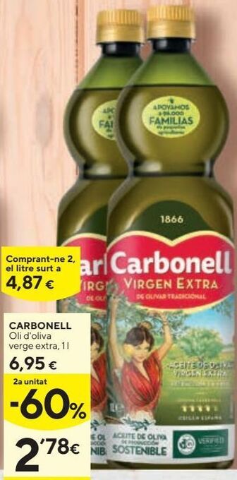 Caprabo Aceite de oliva virgen extra carbonell oferta