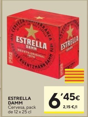Caprabo Cerveza estrella damm oferta