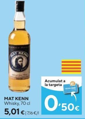 Caprabo Whisky mat kenn oferta