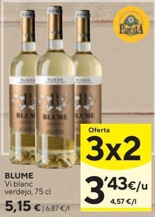 Caprabo Vino blanco blume oferta