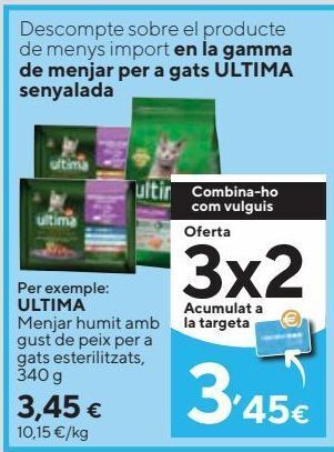 Caprabo Comida para gatos última oferta
