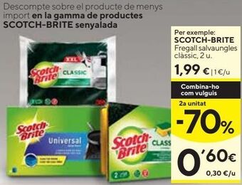 Caprabo Estropajo scotch-brite oferta