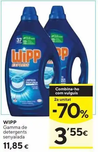 Caprabo Detergente líquido wipp oferta