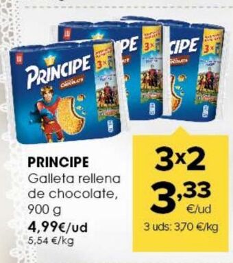 Autoservicios Familia Principe galleta rellena de chocolate oferta