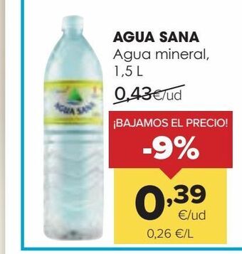 Autoservicios Familia Agua sana agua mineral oferta