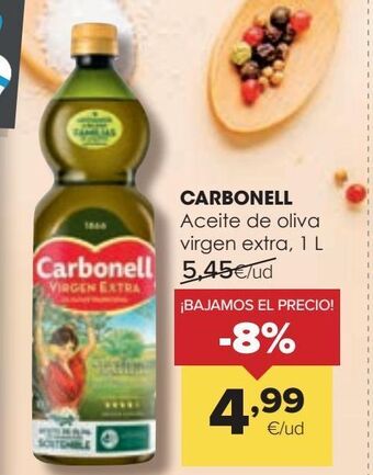 Autoservicios Familia Carbonell aceite de oliva virgen extra oferta