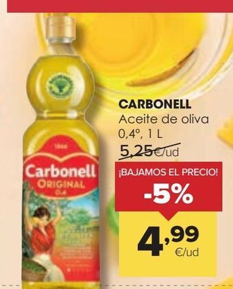 Autoservicios Familia Carbonell aceite de oliva oferta