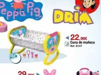 DRIM Peppdie drim 422,99€ melo pido 98 cuna de muñeca ref. 8147 oferta