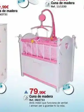 Cuna de madera
