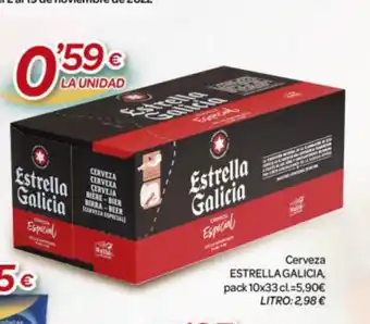 Alsara Supermercados Cerveza Estrella Galicia oferta