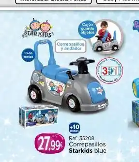 Todojuguete Star kids 10-36 meses +10 heses cajón guarda objetos correpasillos y andador www. (31) authe ref. 35208 27.99€ corr oferta