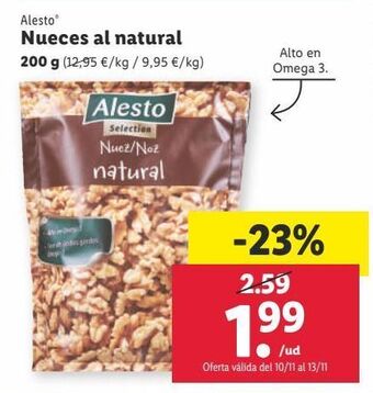 Lidl Nueces alesto oferta